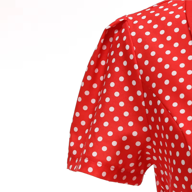 Robe Style Année 50 pas Cher Rouge