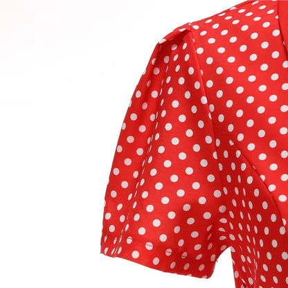 Robe Style Année 50 pas Cher Rouge