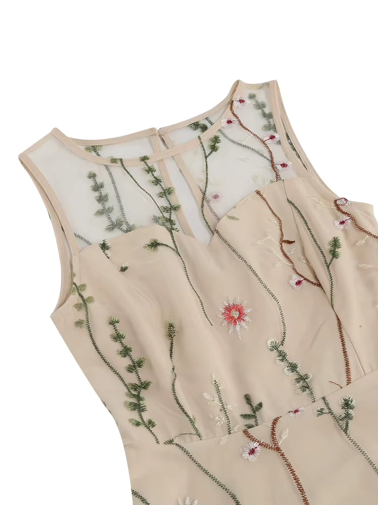 Robe Année 50 Fleur Jaune
