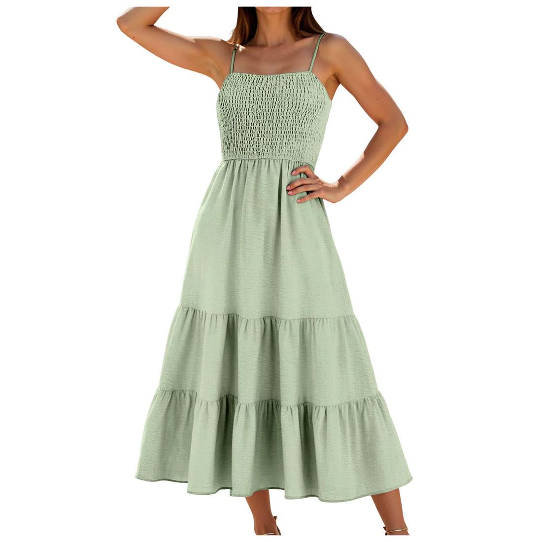 Robe Vintage Sixties Vert