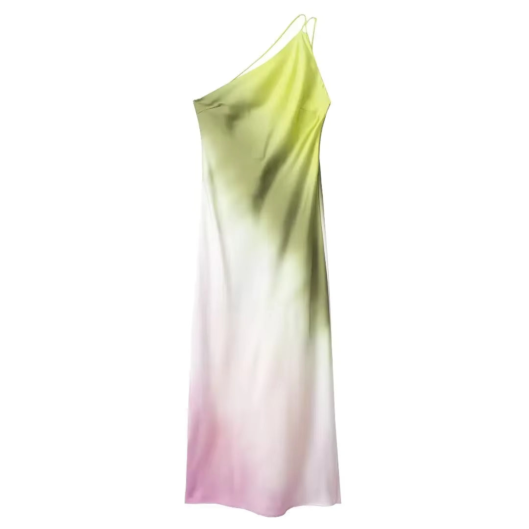 Robe Année 70 Chic Multicolore
