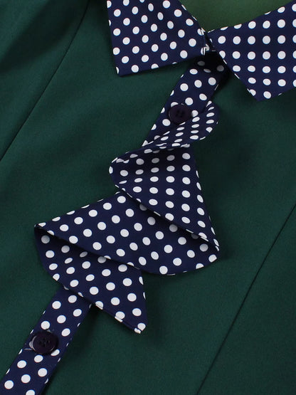 Robe Vintage Verte Années 40
