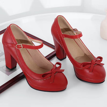 Chaussures Rockabilly Vintage Rouge