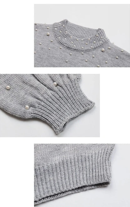 Pull Oversize Vintage Gris