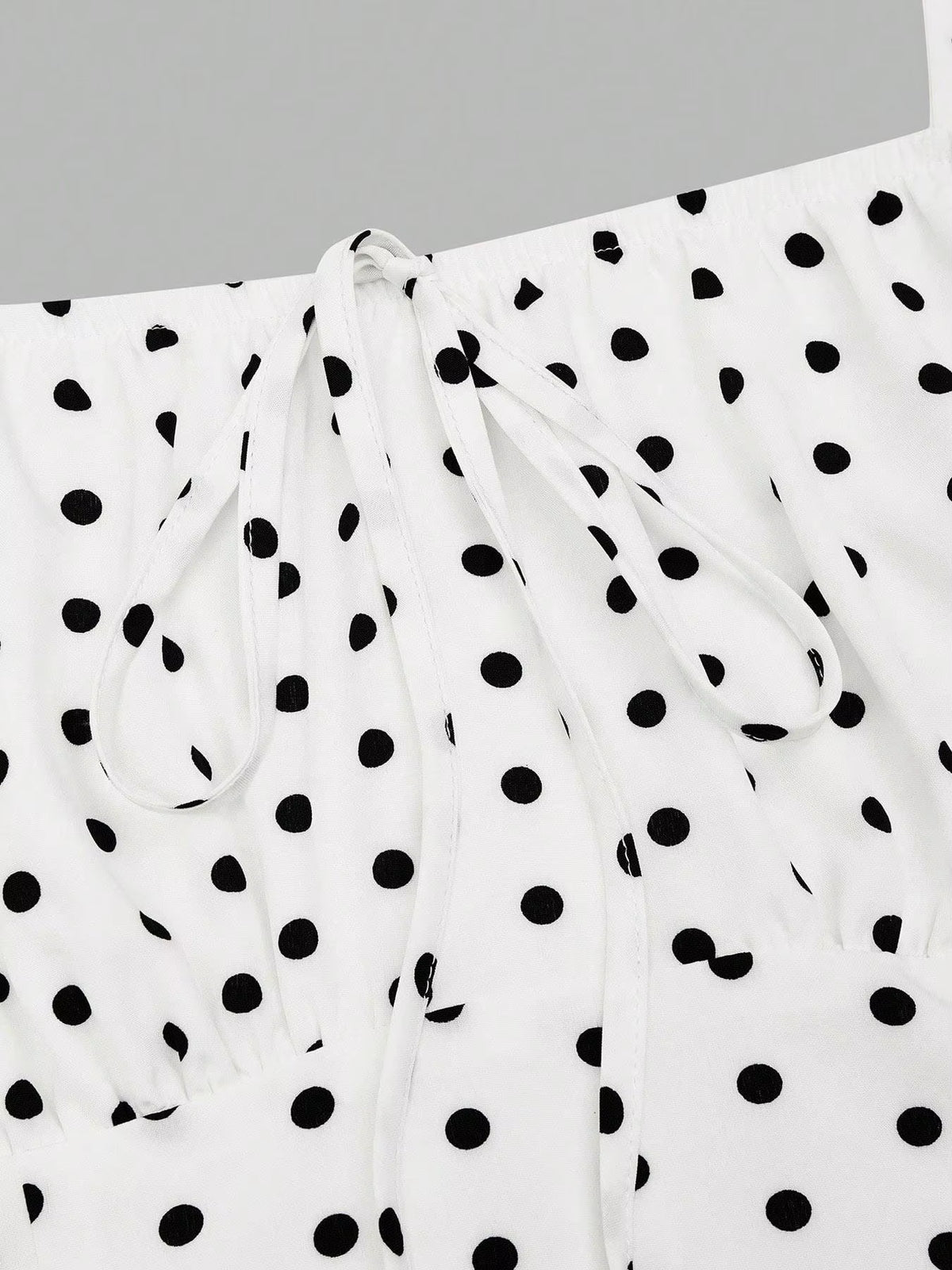 Robe Vintage à Pois Blanche