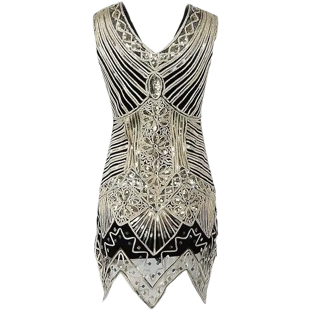 Robe Années 20 Or Grande Taille