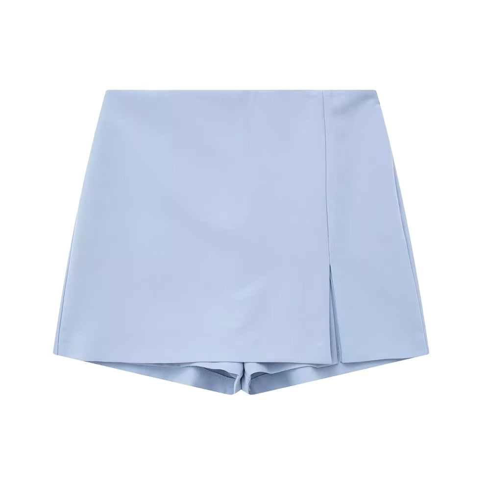 Jupe Vintage Courte Bleu