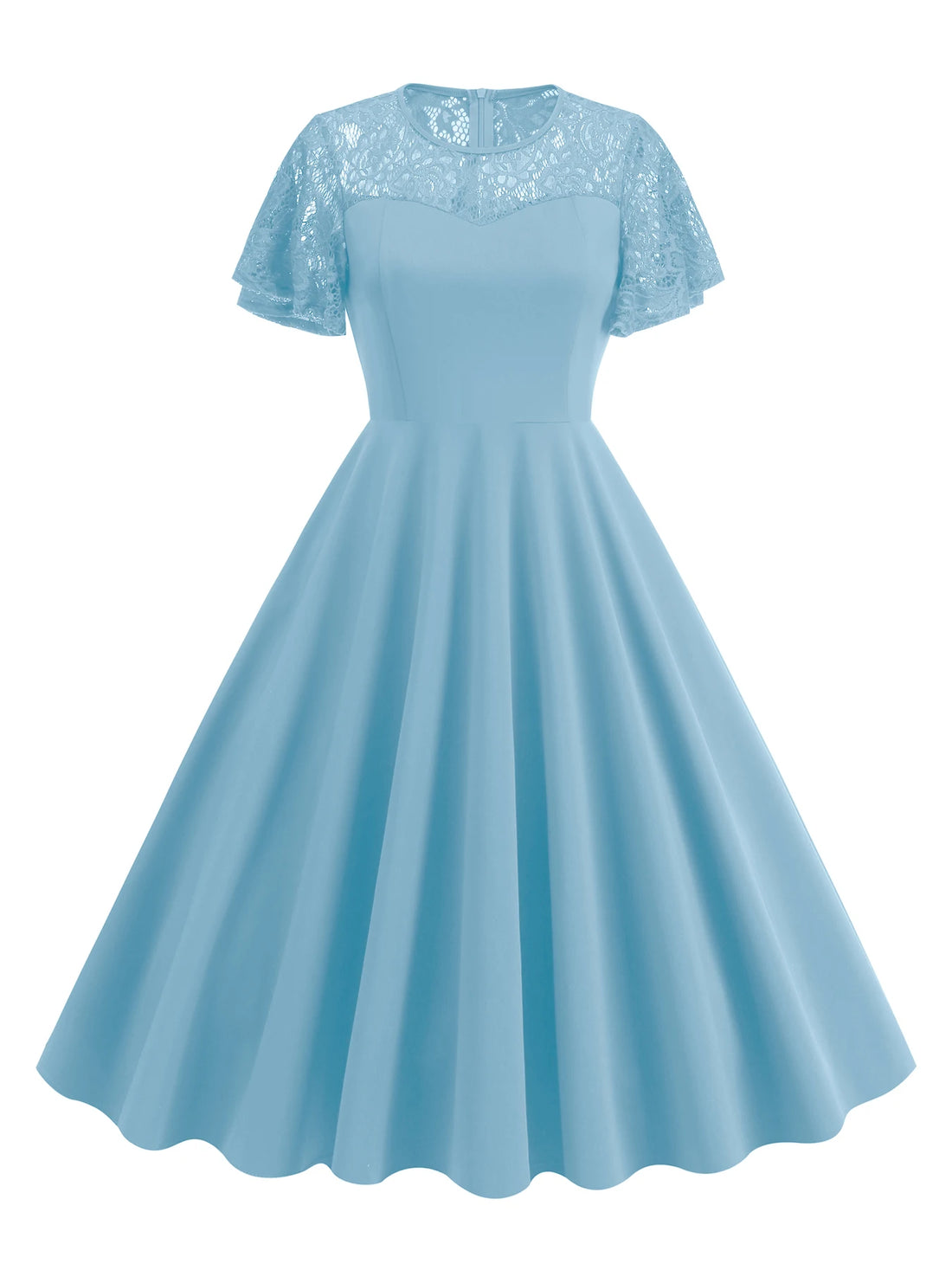 Robe Guinguette Bleue