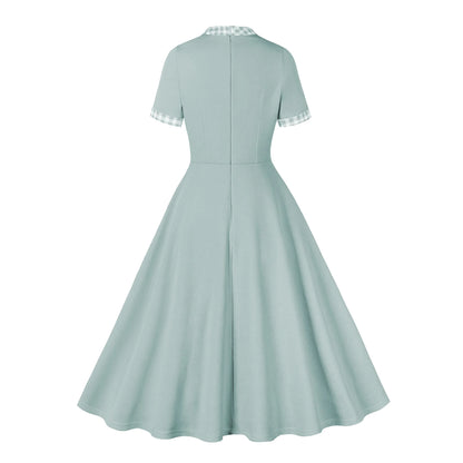 Robe Fourreau Année 50 Vert