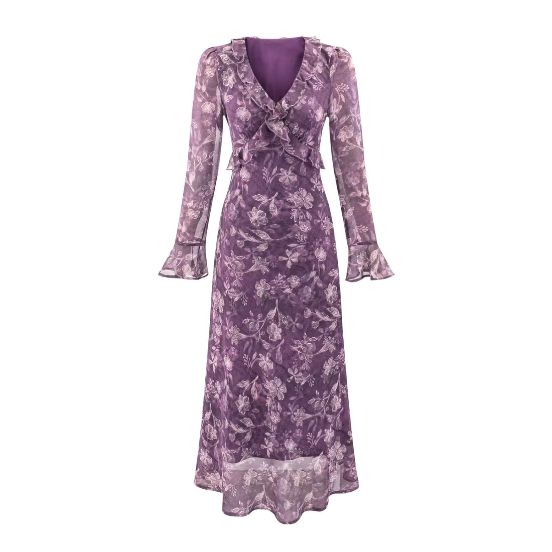 Robe Année 70 Femme Violet