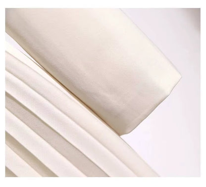 Robe Année 40 50 Classique Blanc
