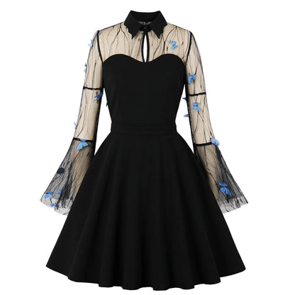 Robe Vintage Pin Up Papillons