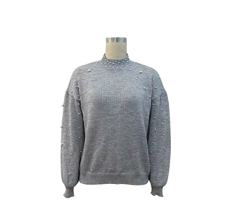 Pull Oversize Vintage Gris
