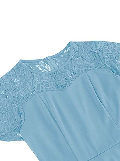 Robe Guinguette Bleue