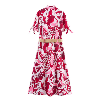 Robe Vintage Moderne Rose