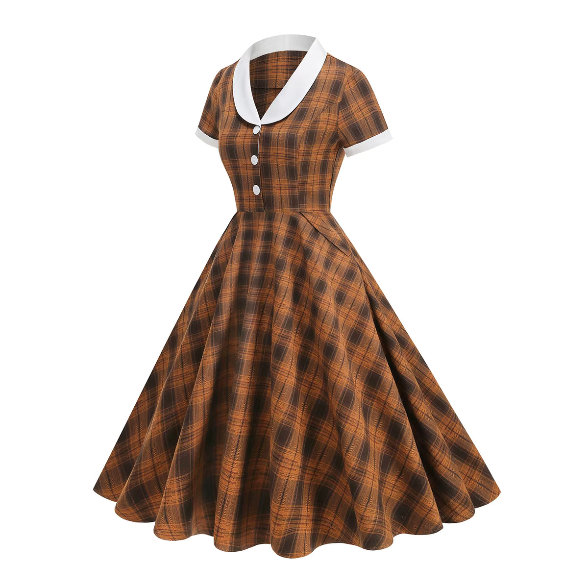 Robe Vintage Manches Courtes