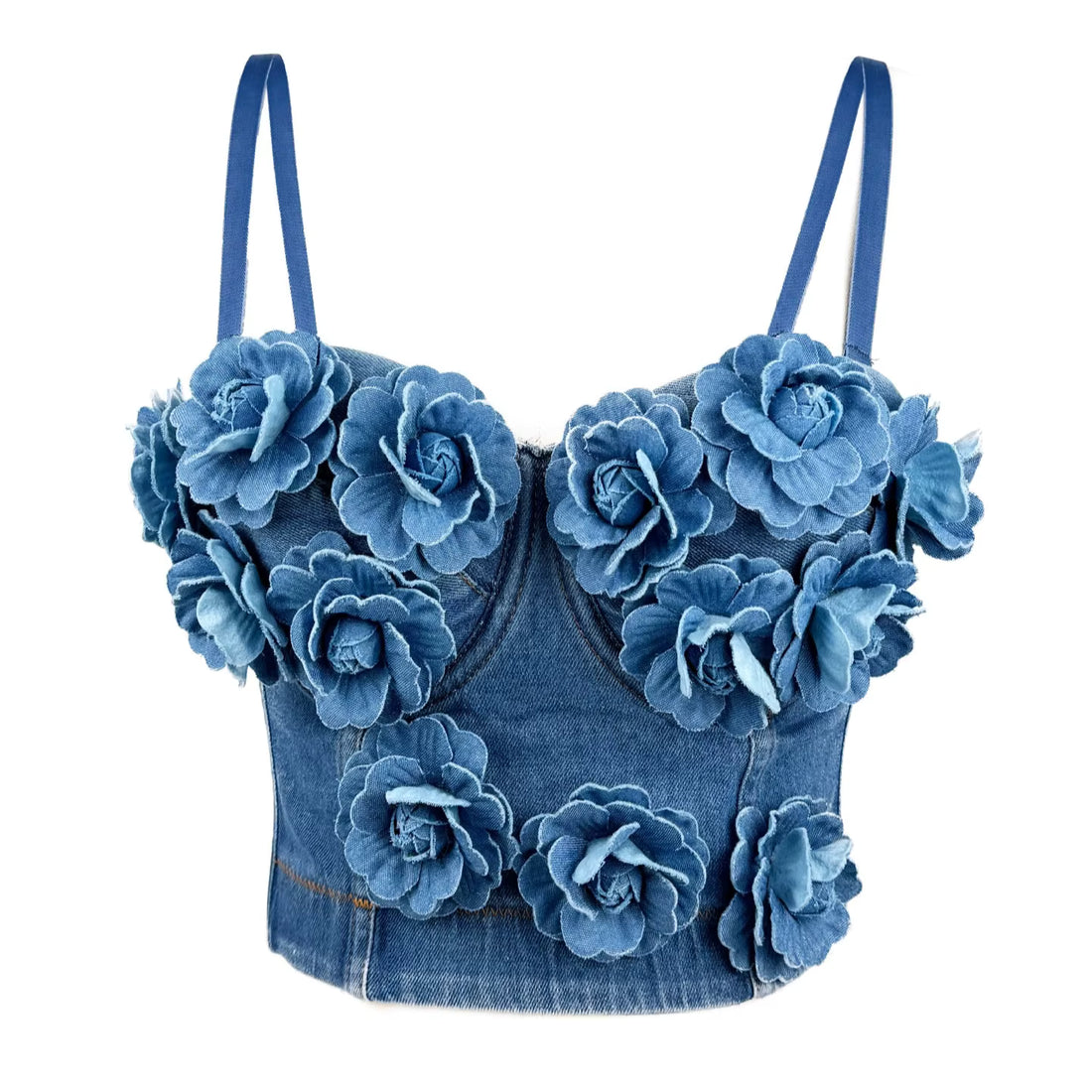 Haut Vintage Bustier Printemps