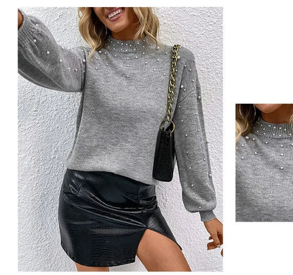 Pull Oversize Vintage Gris