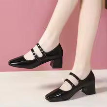 Chaussures Années 40 50 Noires