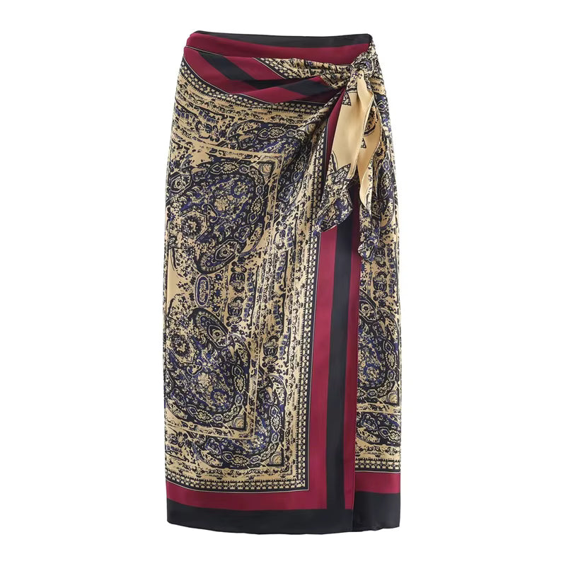 Jupe Vintage Motif Paisley