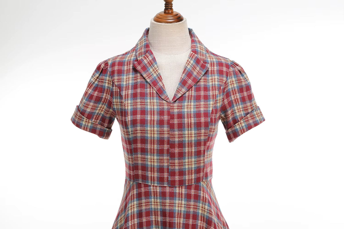 Robe Style Année 50 Rouge