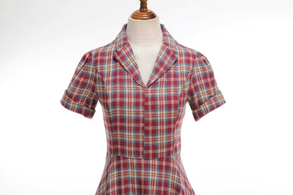 Robe Style Année 50 Rouge