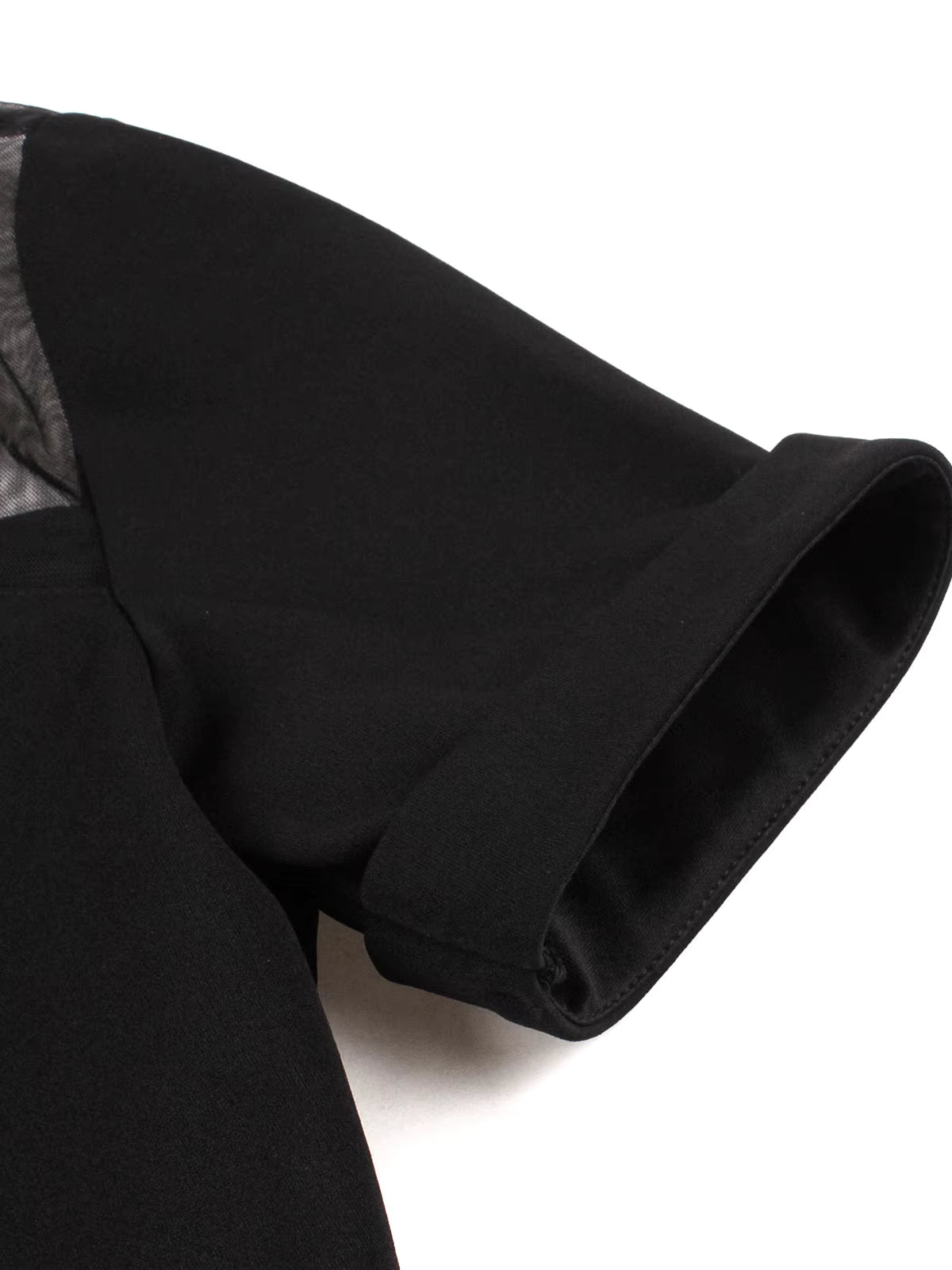 Robe Vintage Col V Noire