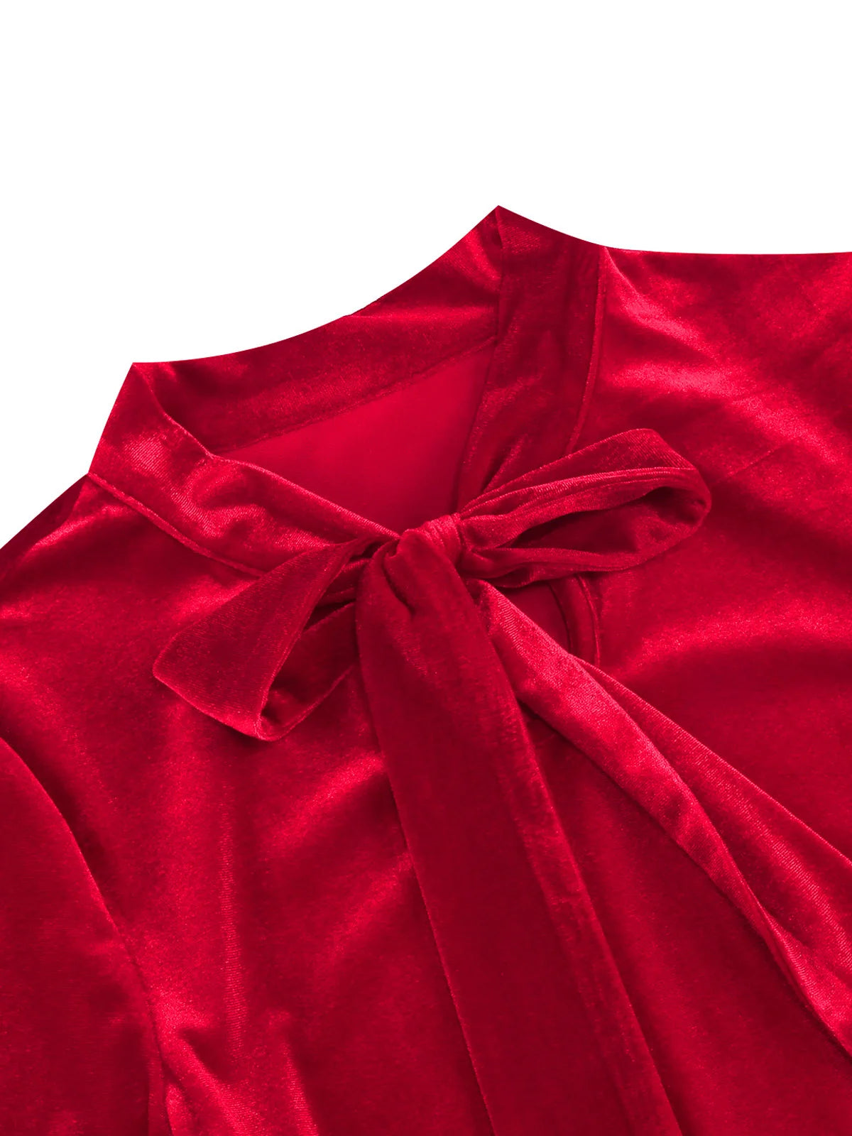 Robe Années 50 Rouge Automne