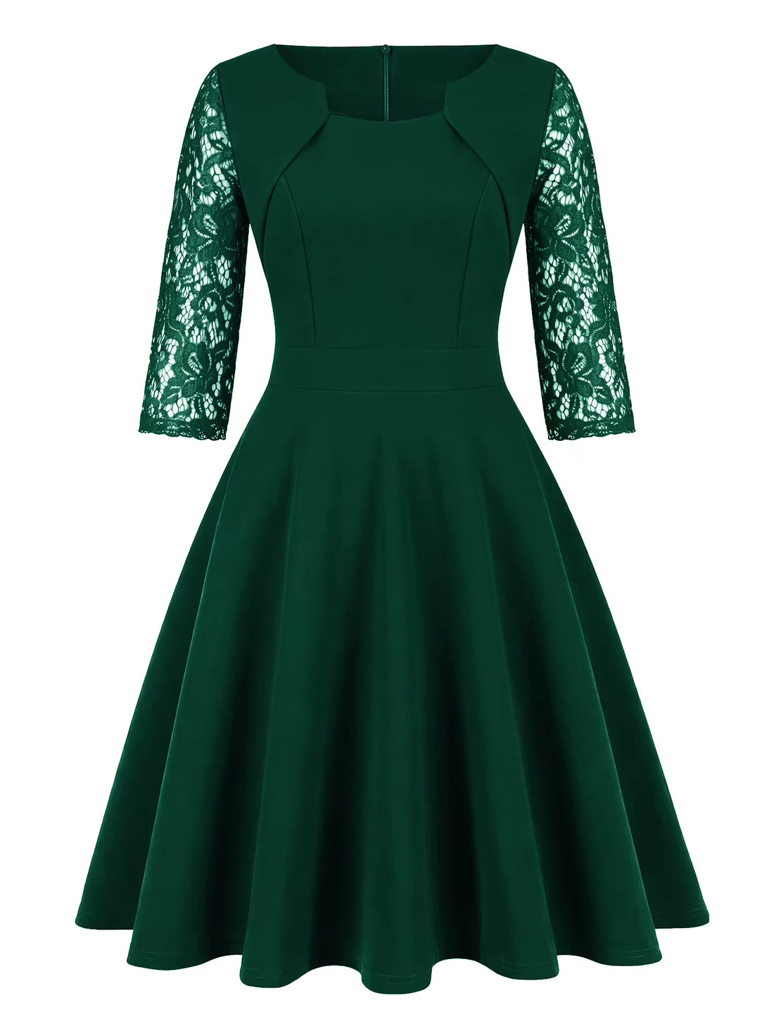 Robe Vintage Années 40 Créateur Vert