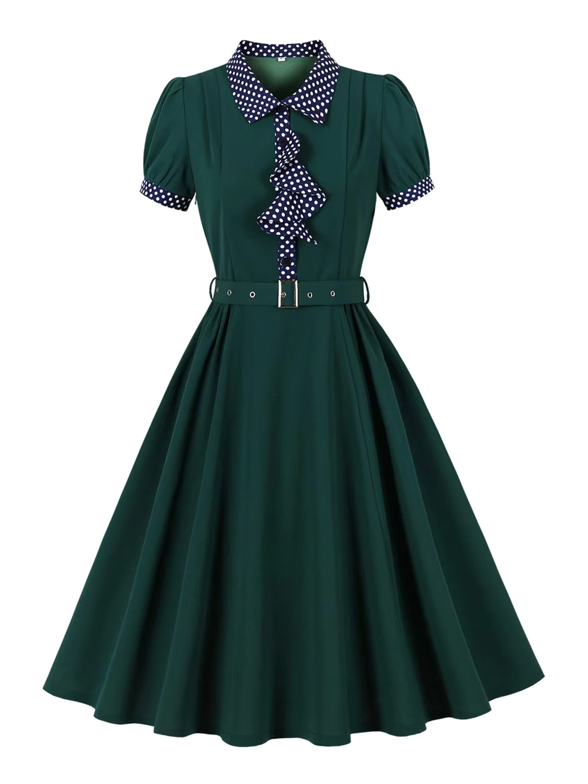 Robe Vintage Verte Années 40