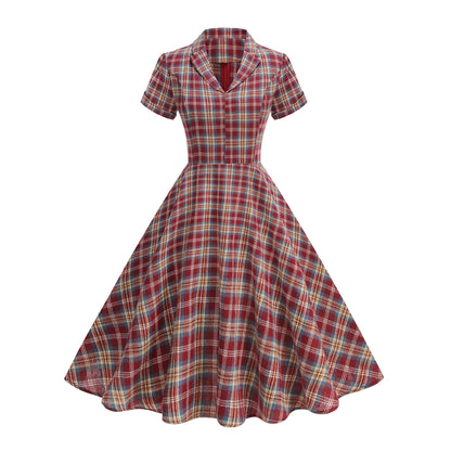 Robe Style Année 50 Rouge