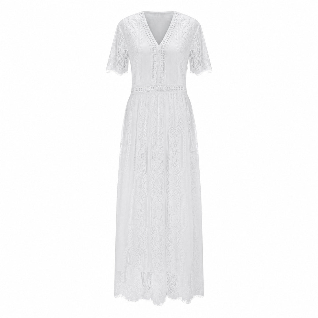 Robe Ouverte Vintage Blanc