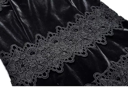 Robe Années 40 Noire Ajourrée