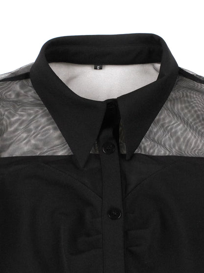 Robe Vintage Col V Noire