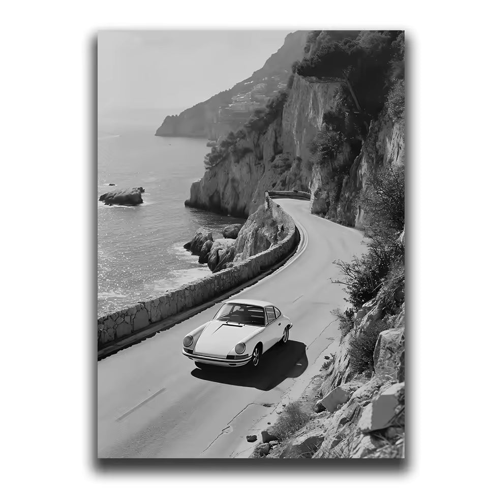 Affiche Porsche Vintage