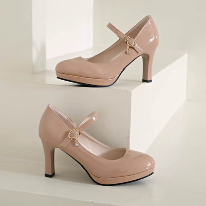 Chaussures Vintage Beige Femme