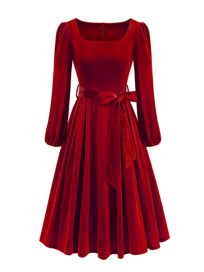 Robe de Soirée Rouge Vintage