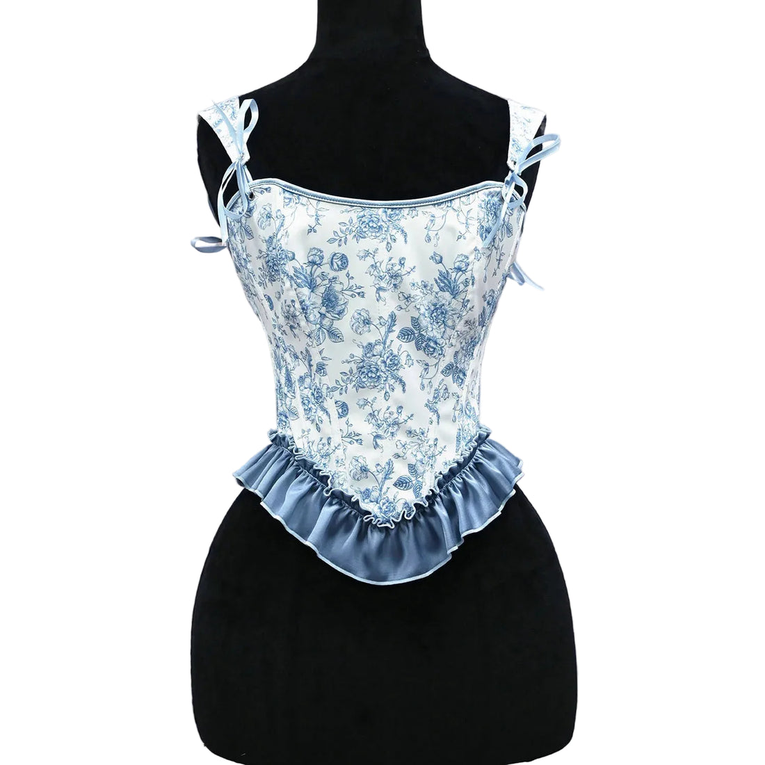 Petit Haut Femme Vintage Bleu