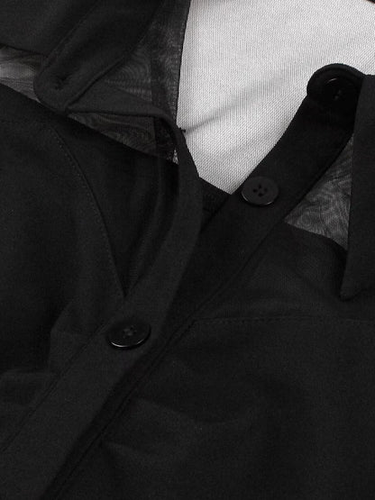 Robe Vintage Col V Noire