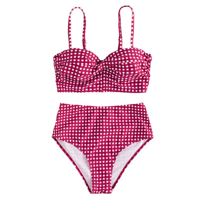 Maillot de Bain Vintage Carreaux