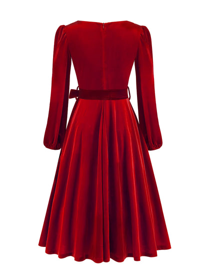 Robe de Soirée Rouge Vintage