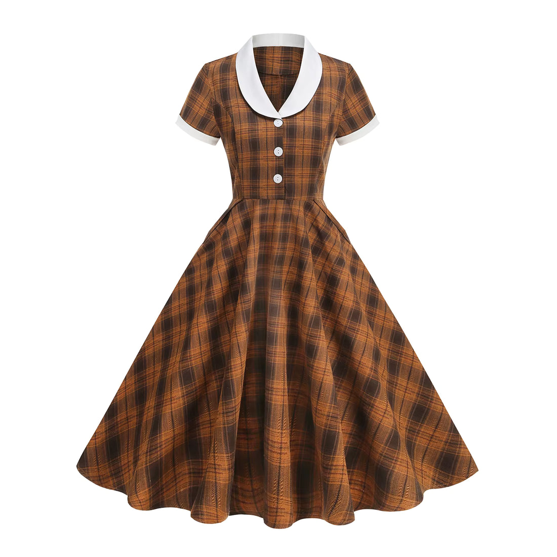 Robe Vintage Manches Courtes