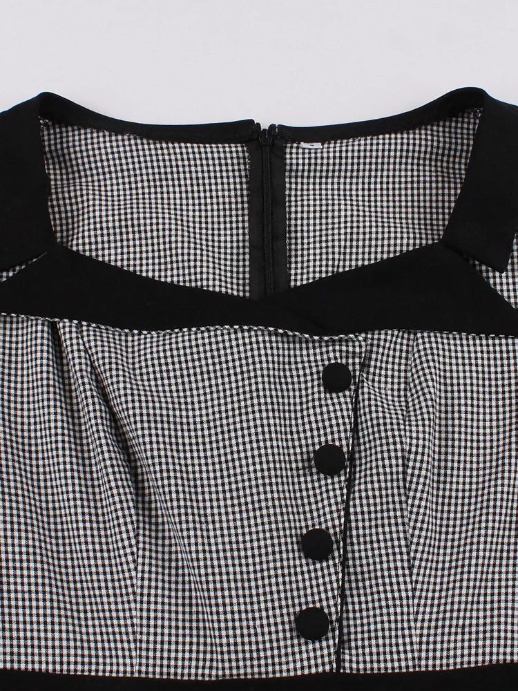 Robe Année 50 Pin Up Noir