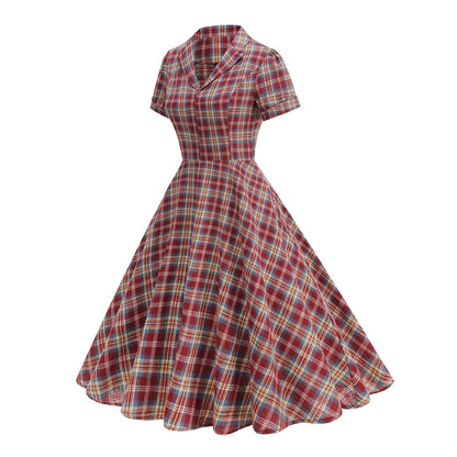 Robe Style Année 50 Rouge