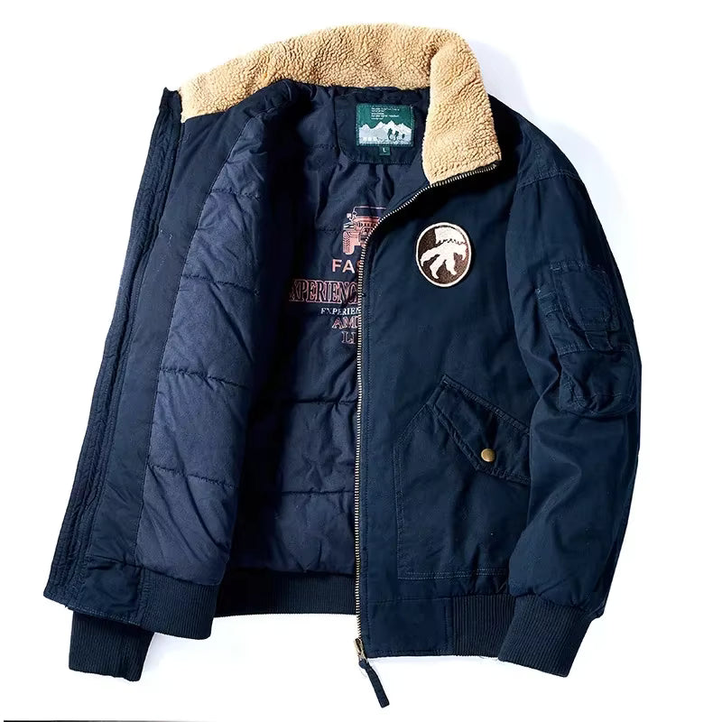 Blouson Aviateur Bleu
