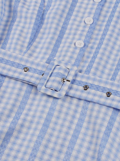 Robe Année 50 Paris Bleu