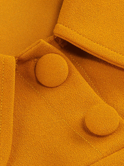 Robe Vintage Années 40 Old School Orange