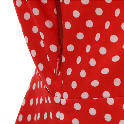 Robe Style Année 50 pas Cher Rouge