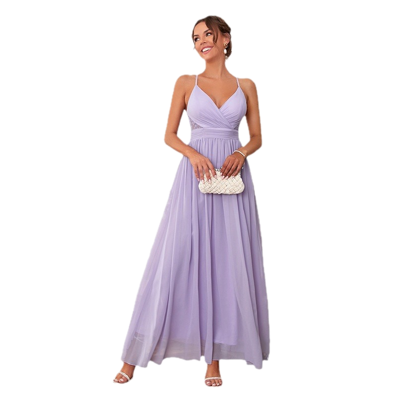 Robe Vintage Invitée Mariage Lavande