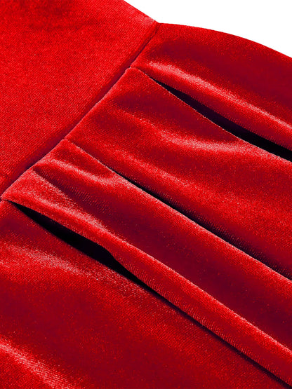 Robe de Soirée Rouge Vintage